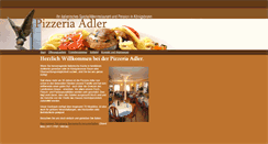 Desktop Screenshot of pizzeria-adler.com